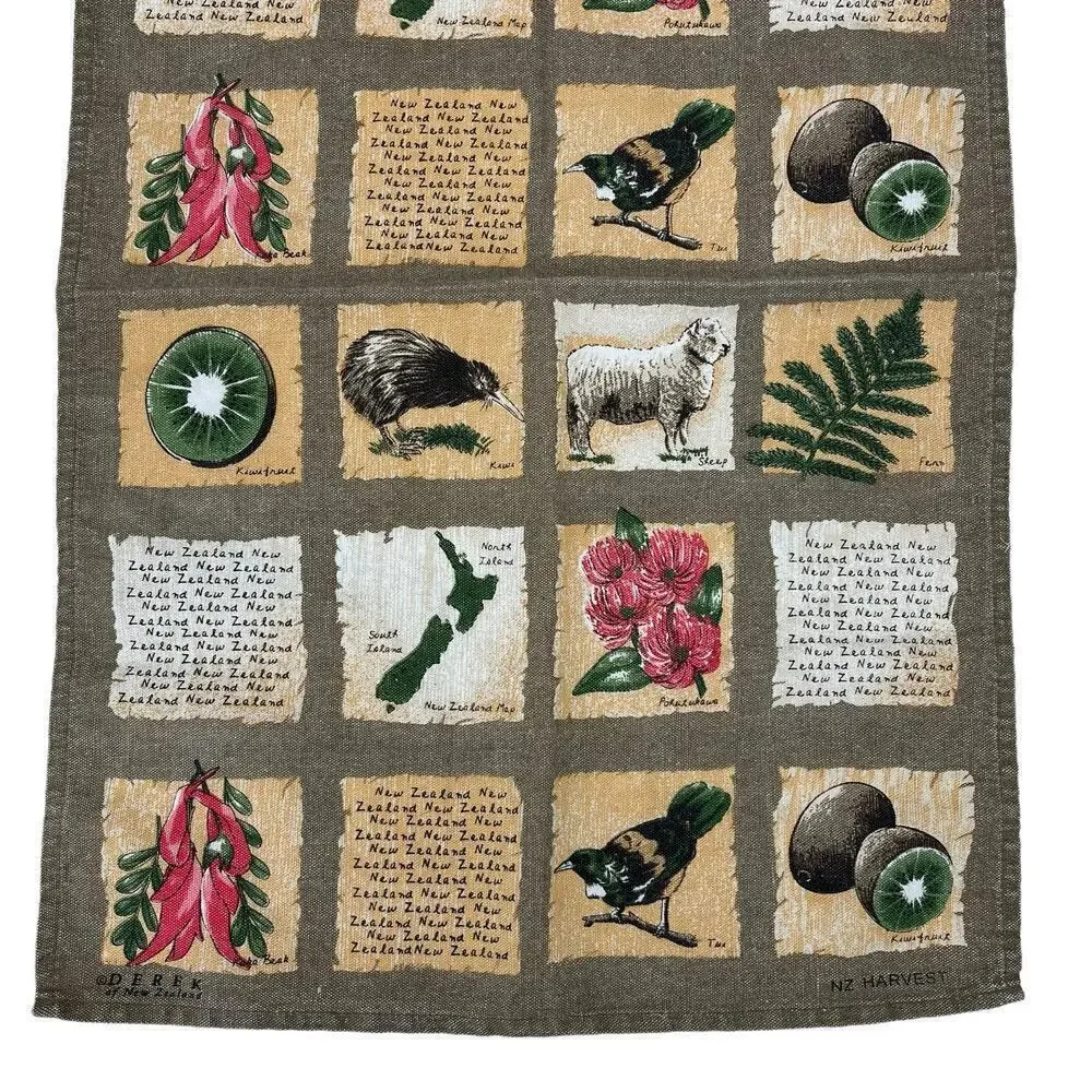 Vintage tea towel